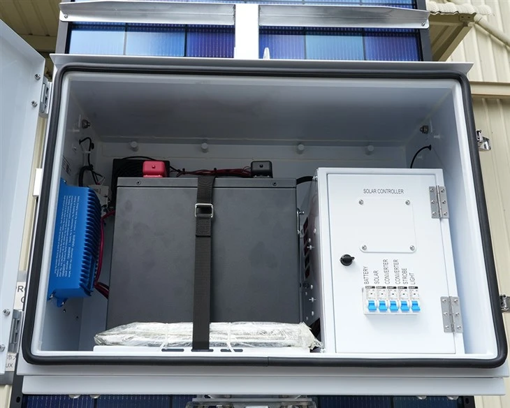 Off-grid Portable Solar CCTV Tower For Remote Area Security Surveillance high quality
