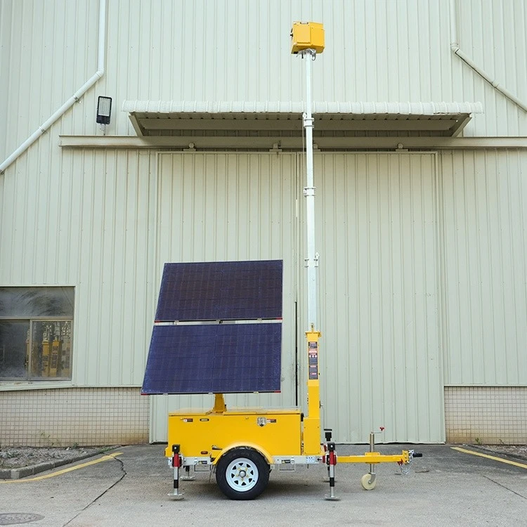 Portable AI Security Trailer With Solar Power System price