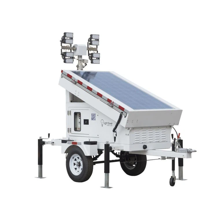 Ťažná osvetľovacia veža pre bane