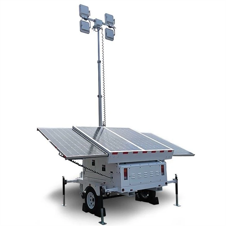 LED Lights Tower With Solar Generator