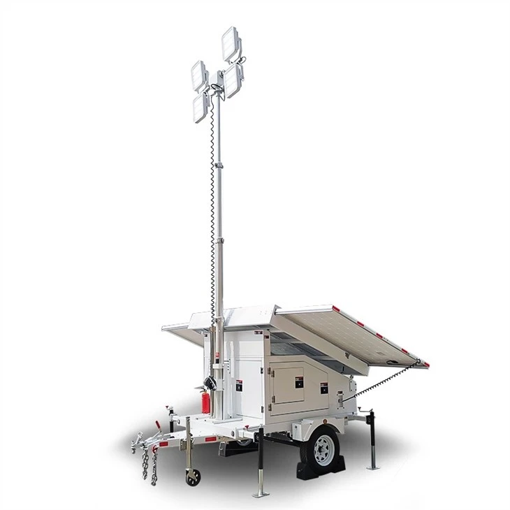 LED Lights Tower With Solar Generator