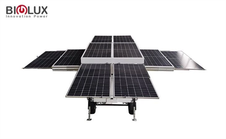 Mobilná solárna elektráreň ako solárny generátor