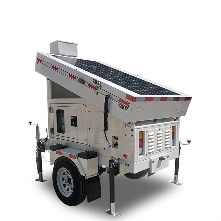 Surveillance Solar Tower Off Grid System