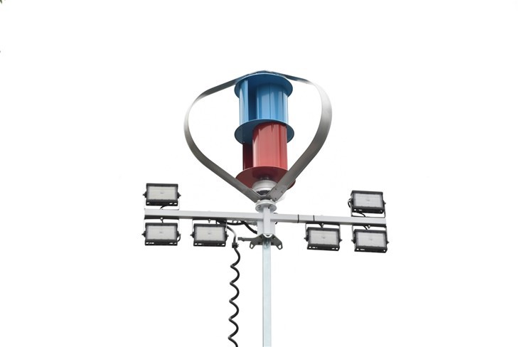 Mobile Solar Wind Hybrid Light Trailer